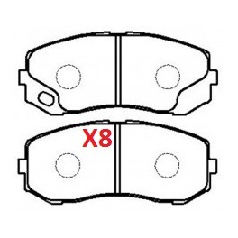 46532.011 DISC PAD SET OF 8 FRONT AND REAR  MITSUBISHI